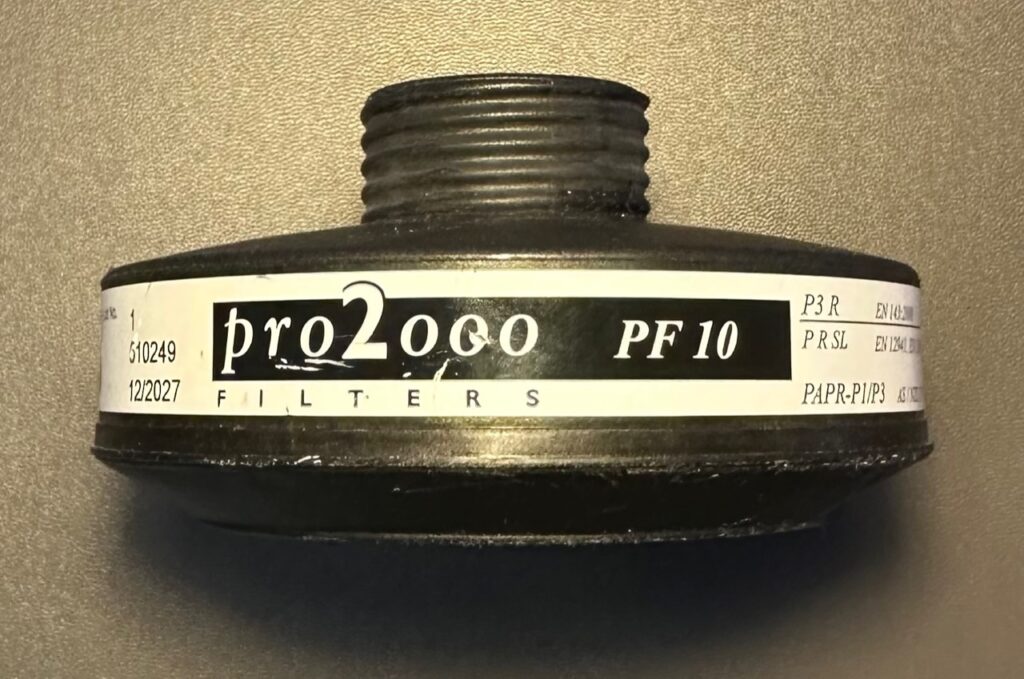 A P3 40mm NATO Gas Mask Filter